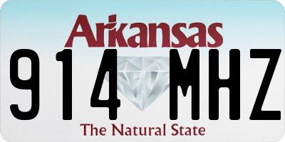 AR license plate 914MHZ