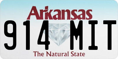 AR license plate 914MIT