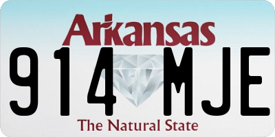 AR license plate 914MJE