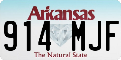 AR license plate 914MJF