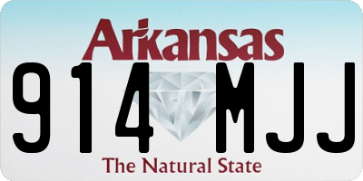 AR license plate 914MJJ
