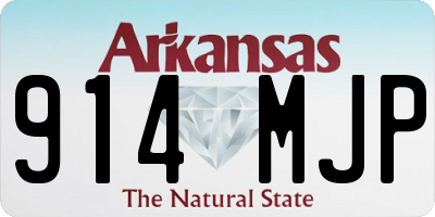 AR license plate 914MJP