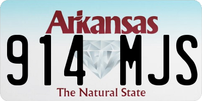 AR license plate 914MJS