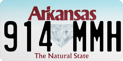 AR license plate 914MMH