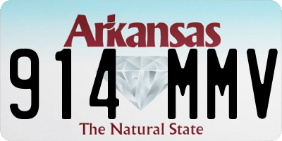 AR license plate 914MMV