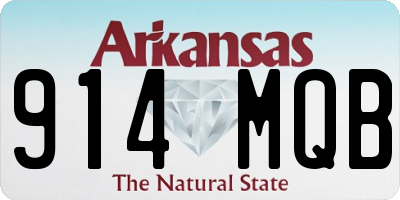 AR license plate 914MQB