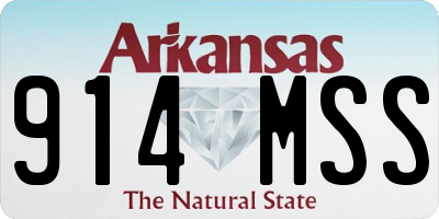 AR license plate 914MSS