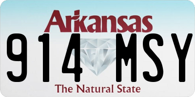 AR license plate 914MSY