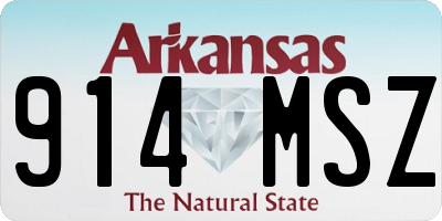 AR license plate 914MSZ