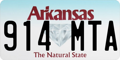 AR license plate 914MTA