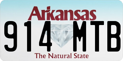 AR license plate 914MTB