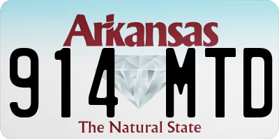 AR license plate 914MTD