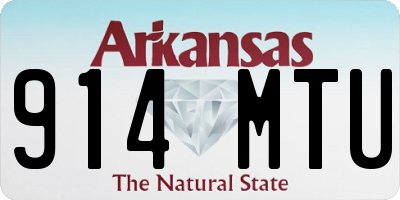 AR license plate 914MTU
