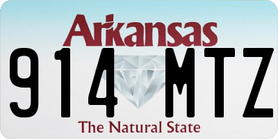 AR license plate 914MTZ