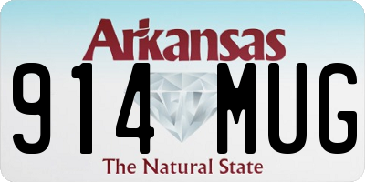 AR license plate 914MUG