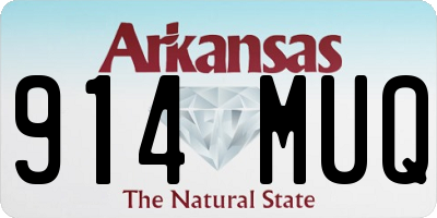 AR license plate 914MUQ
