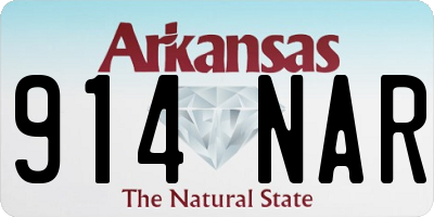 AR license plate 914NAR