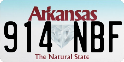 AR license plate 914NBF