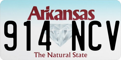 AR license plate 914NCV