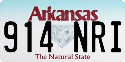 AR license plate 914NRI