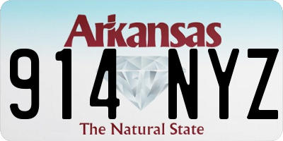 AR license plate 914NYZ