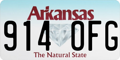 AR license plate 914OFG