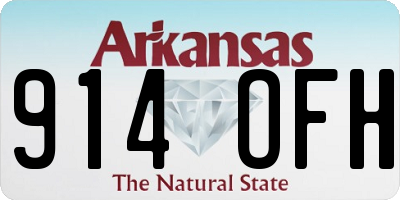 AR license plate 914OFH