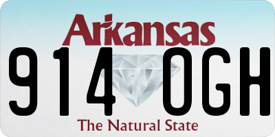 AR license plate 914OGH