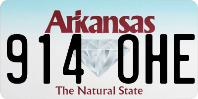 AR license plate 914OHE