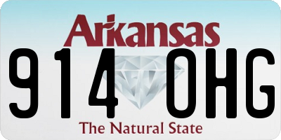 AR license plate 914OHG