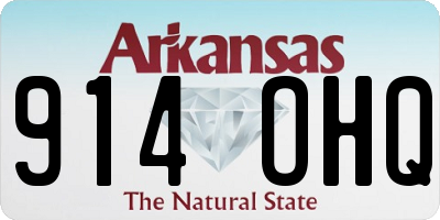 AR license plate 914OHQ