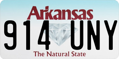 AR license plate 914UNY
