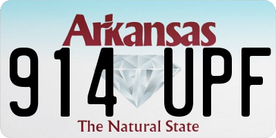AR license plate 914UPF