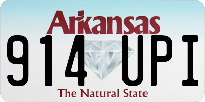 AR license plate 914UPI
