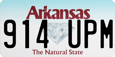 AR license plate 914UPM
