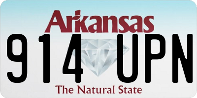 AR license plate 914UPN
