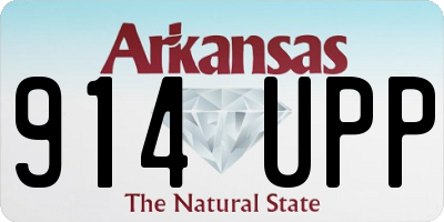 AR license plate 914UPP