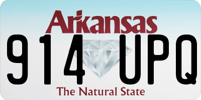 AR license plate 914UPQ