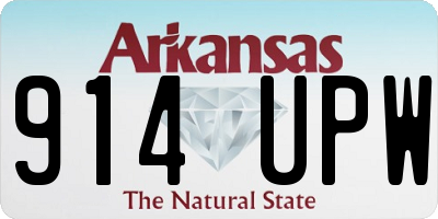 AR license plate 914UPW