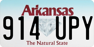 AR license plate 914UPY