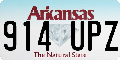AR license plate 914UPZ