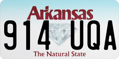 AR license plate 914UQA