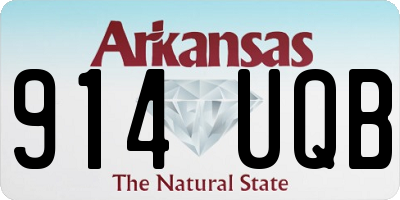 AR license plate 914UQB