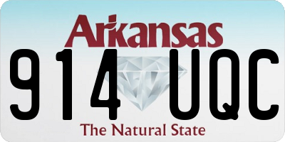 AR license plate 914UQC