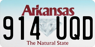 AR license plate 914UQD