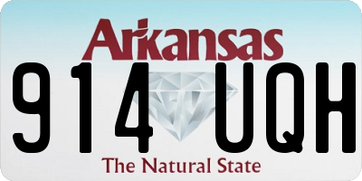 AR license plate 914UQH