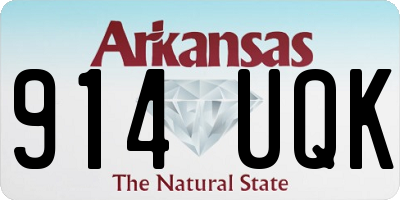 AR license plate 914UQK