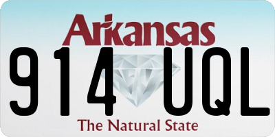 AR license plate 914UQL