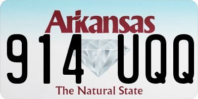 AR license plate 914UQQ