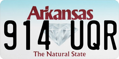 AR license plate 914UQR